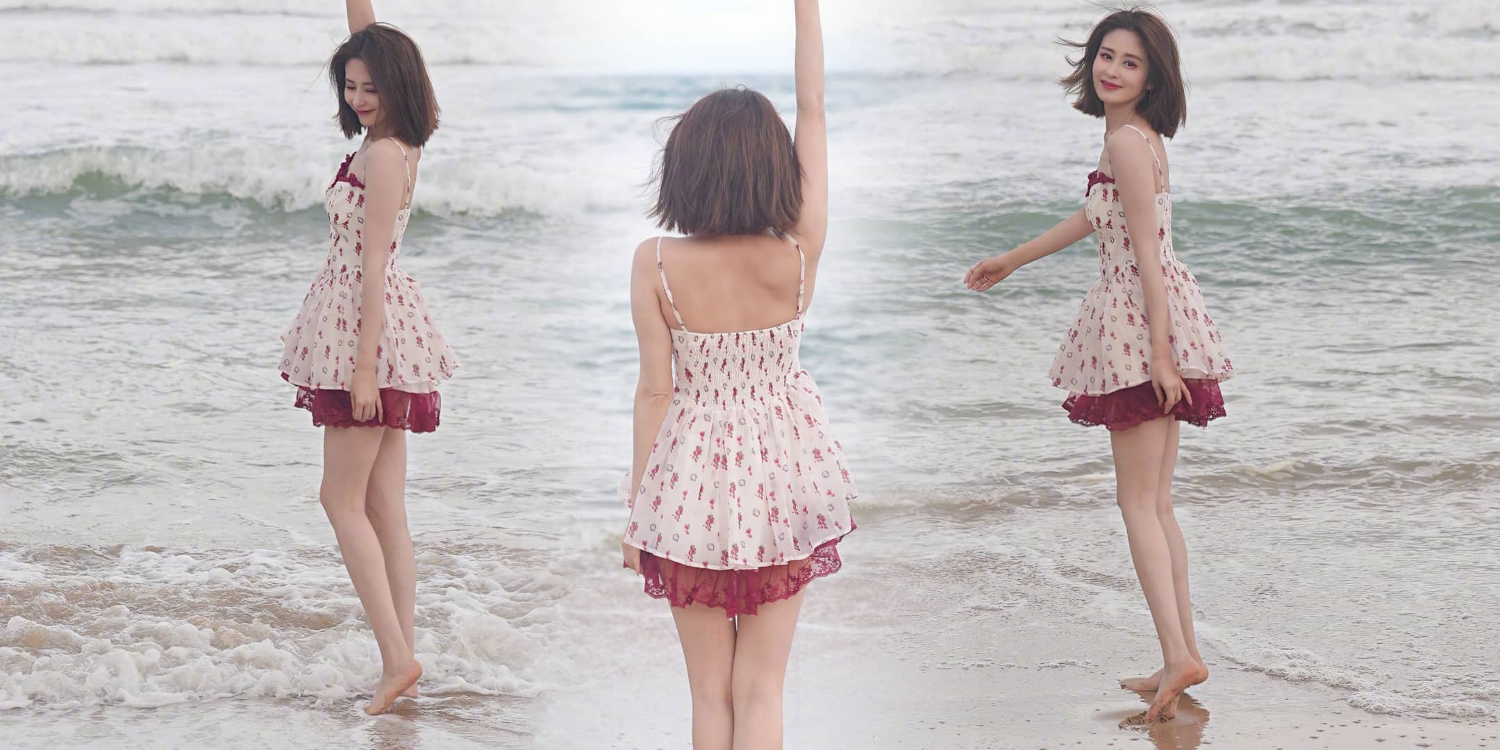 颖儿夏日海滩美拍