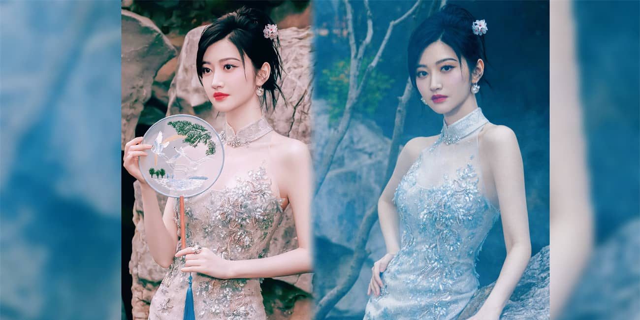 景甜壁纸精选：旗袍美人