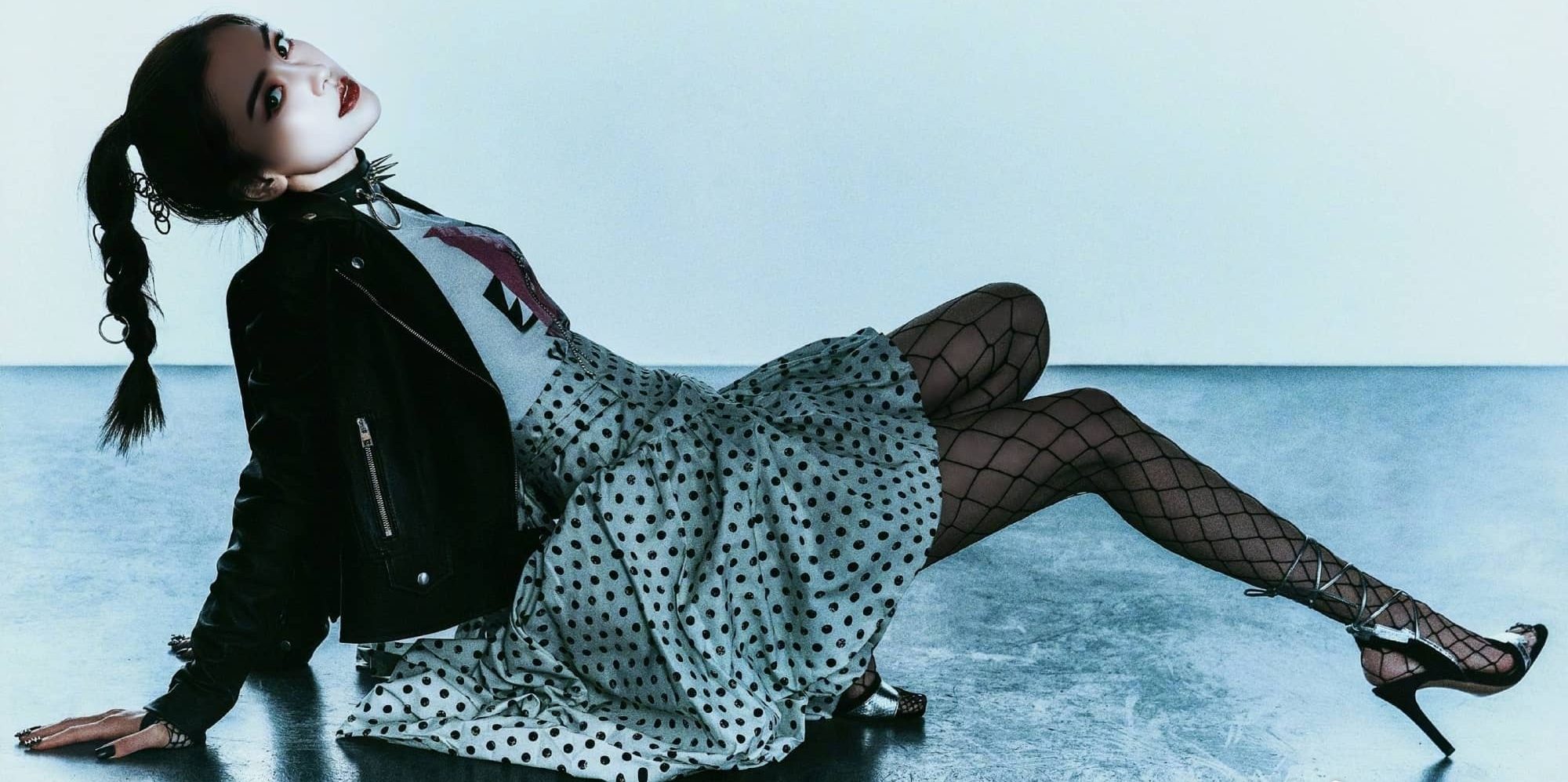 angelababy百变丝袜妆造图集