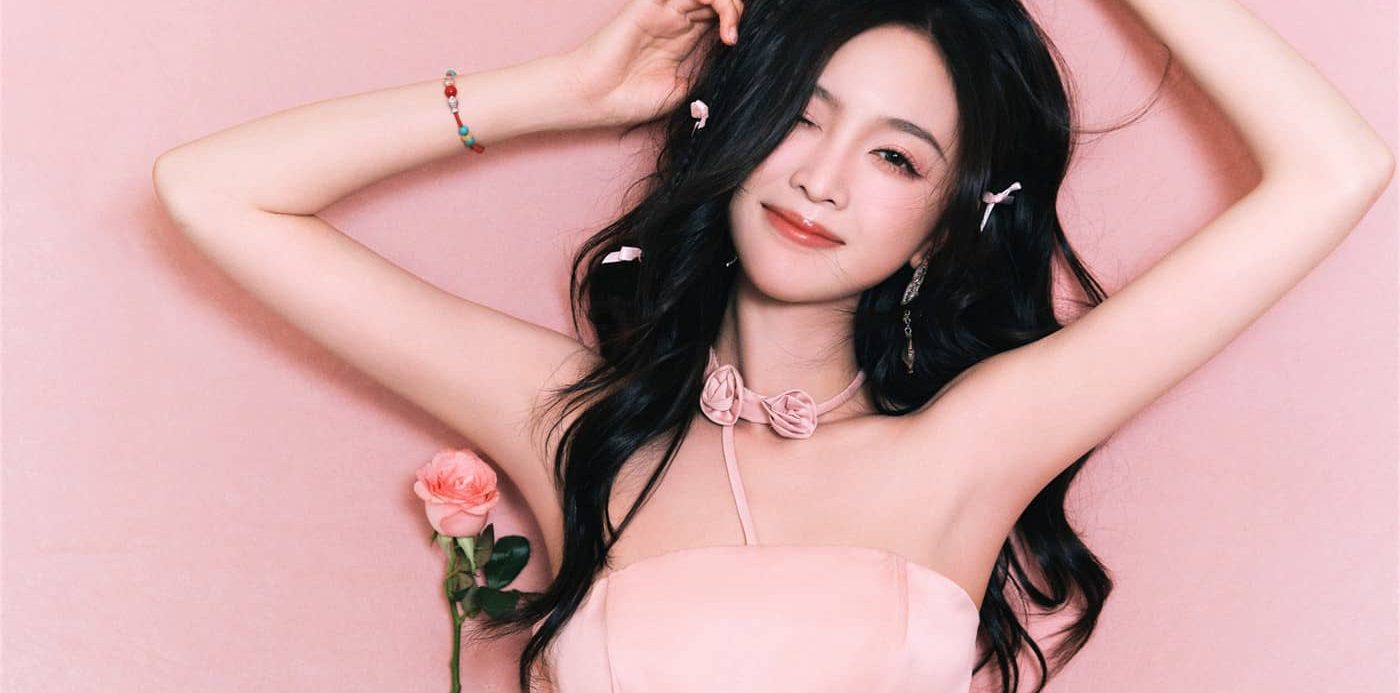吴宣仪，迷人的粉红少女