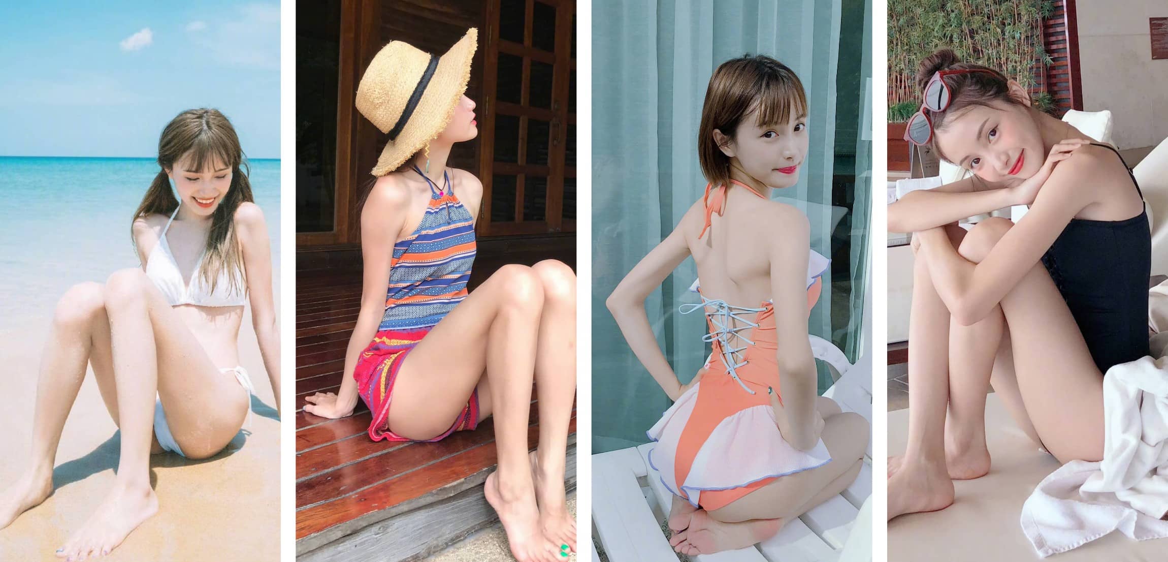 林小宅私服壁纸：俏皮的小脚丫