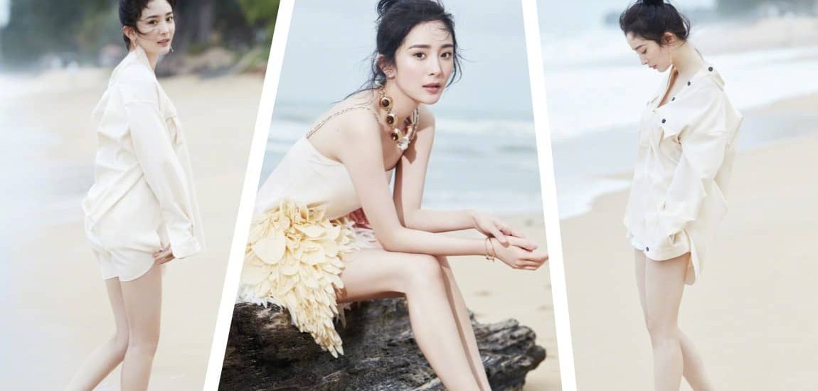 杨幂「ELLE」月刊，清新怡人