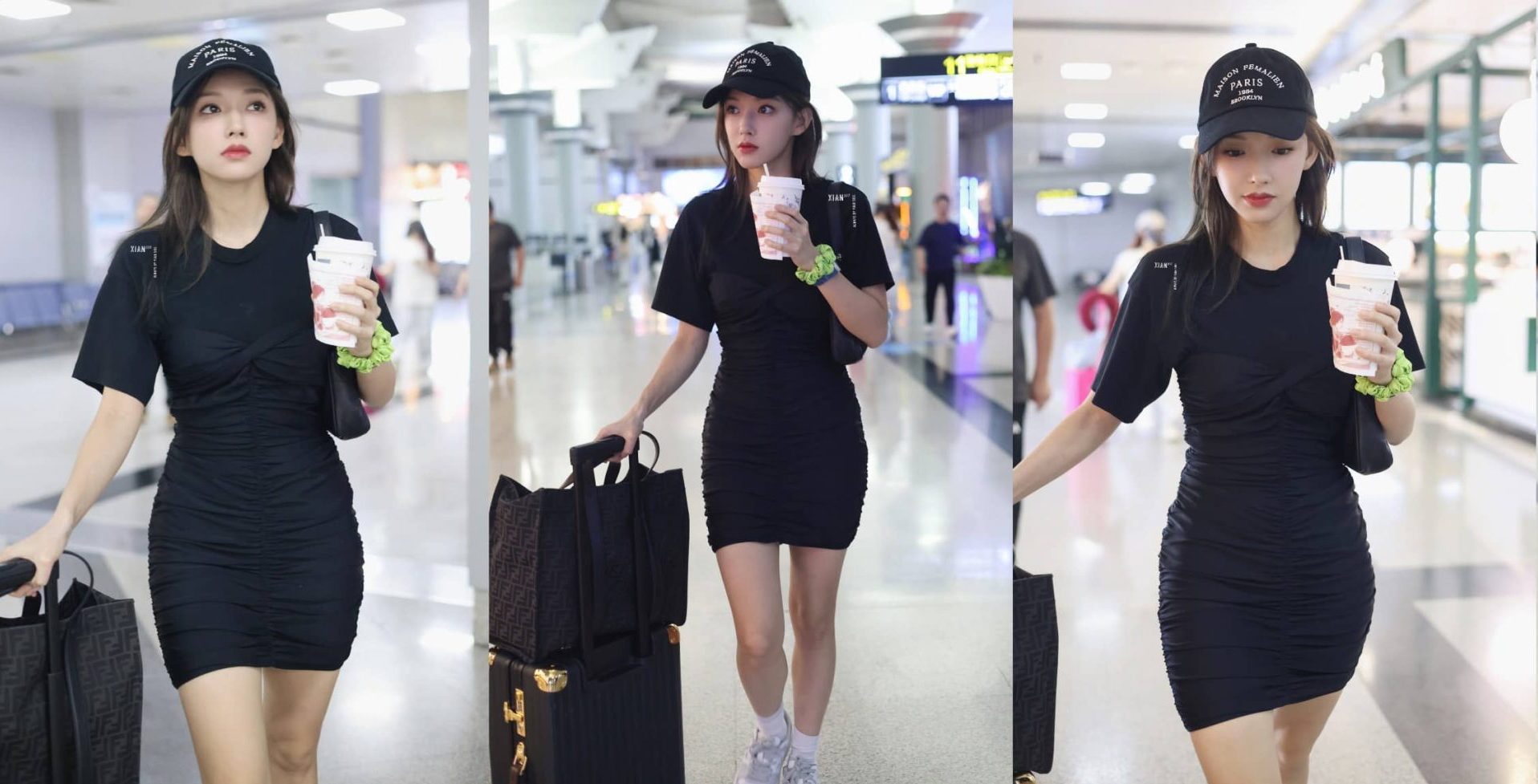 程潇机场私服美拍