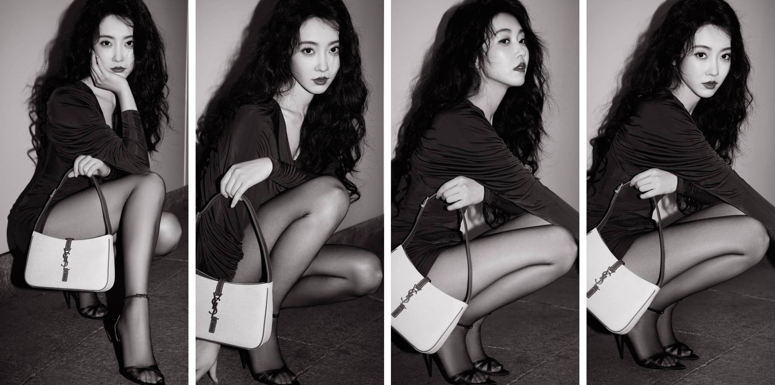 宣璐壁纸：丝袜妆造美腿图集