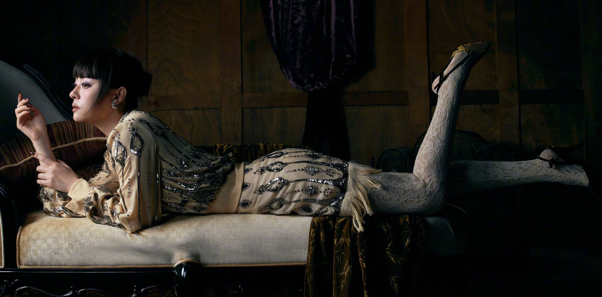 孙俪壁纸：丝袜妆造精选