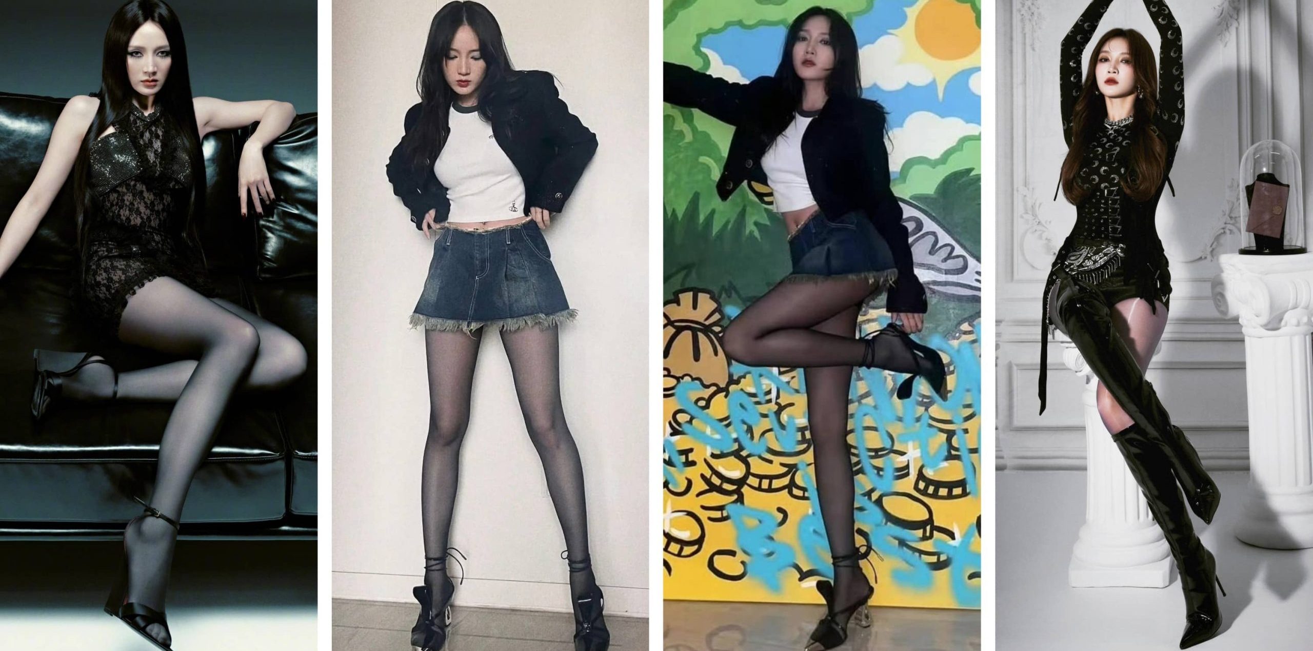 孟佳壁纸：丝袜妆造美图集