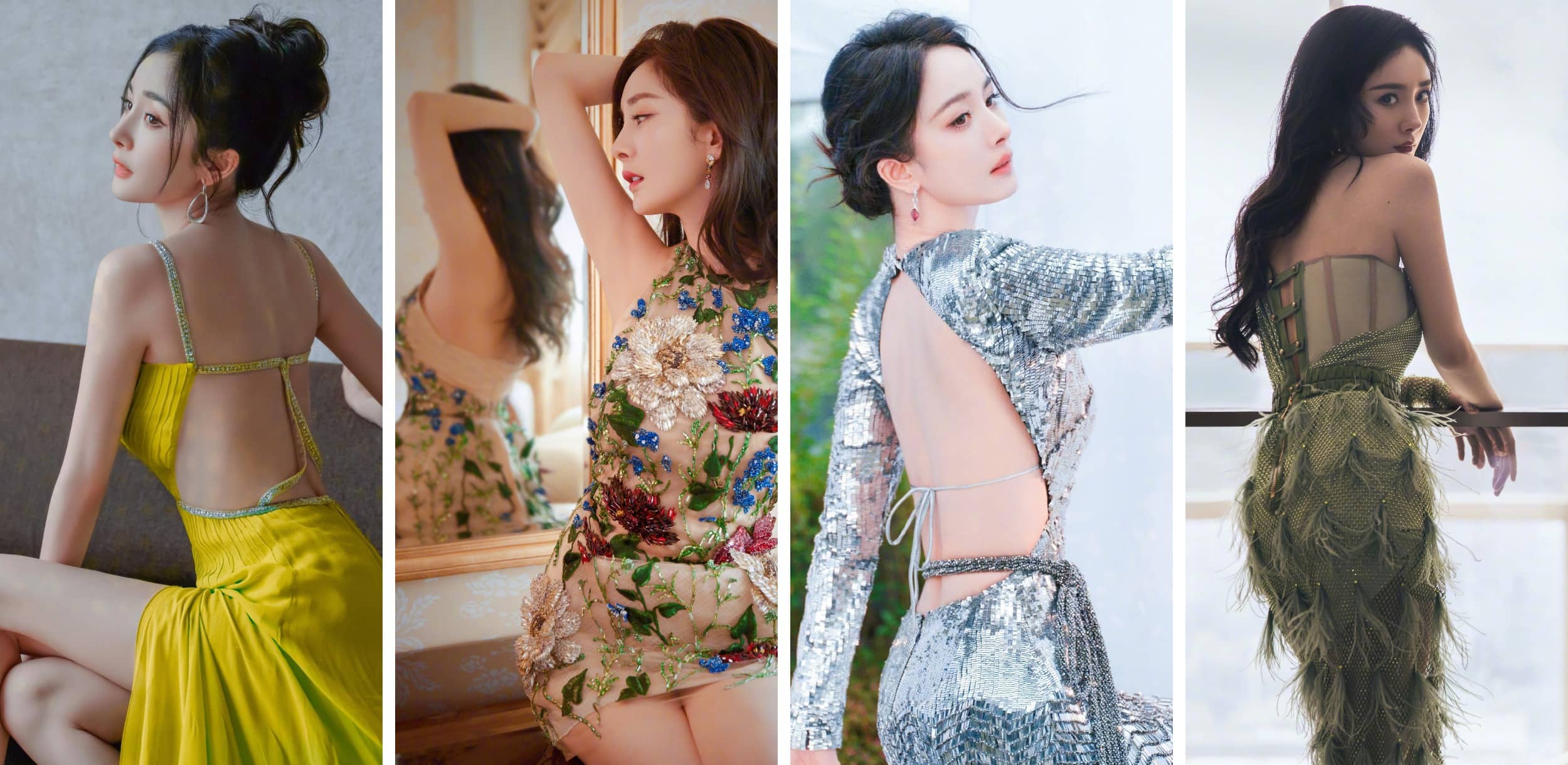 杨幂，美背写真大片精选