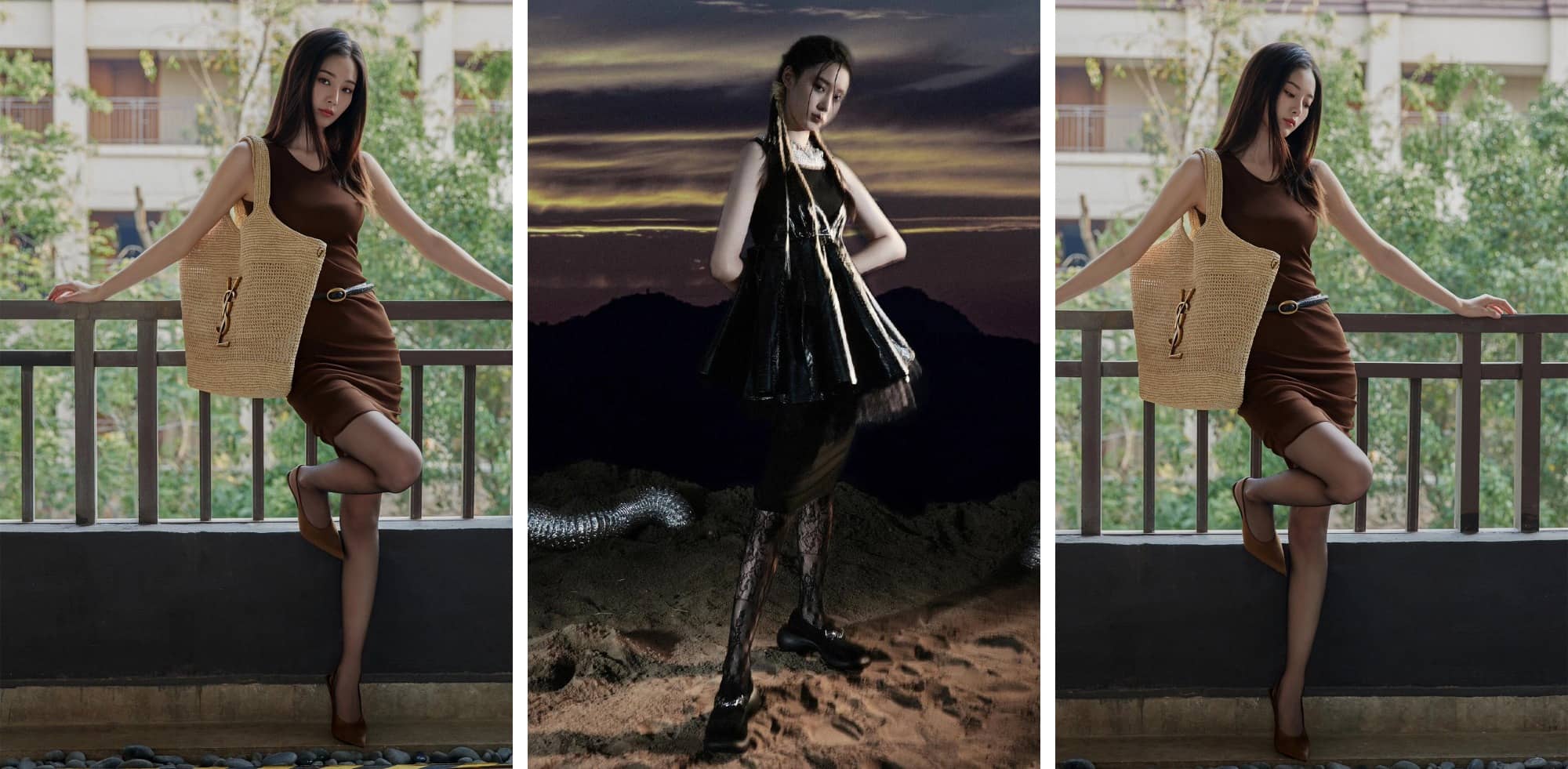 徐艺洋丝袜大长腿妆造精选