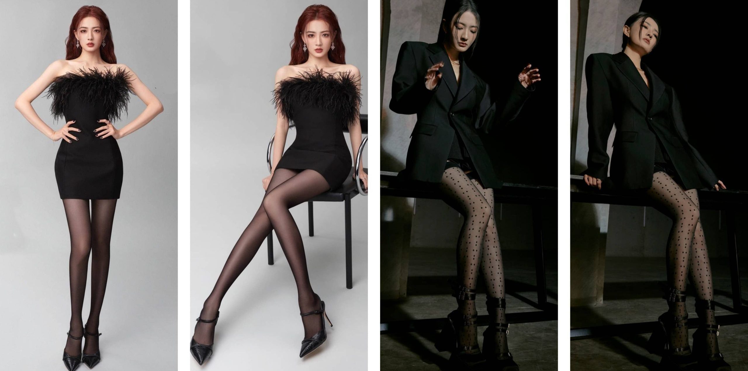 徐璐，好看的丝袜妆造