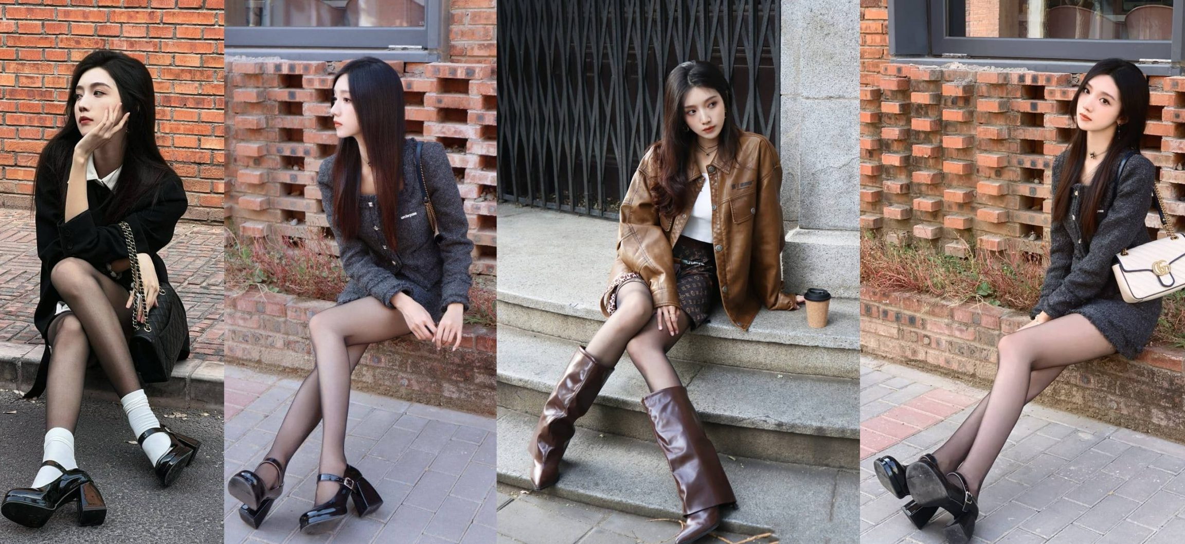 肖雨，丝袜妆造美图集