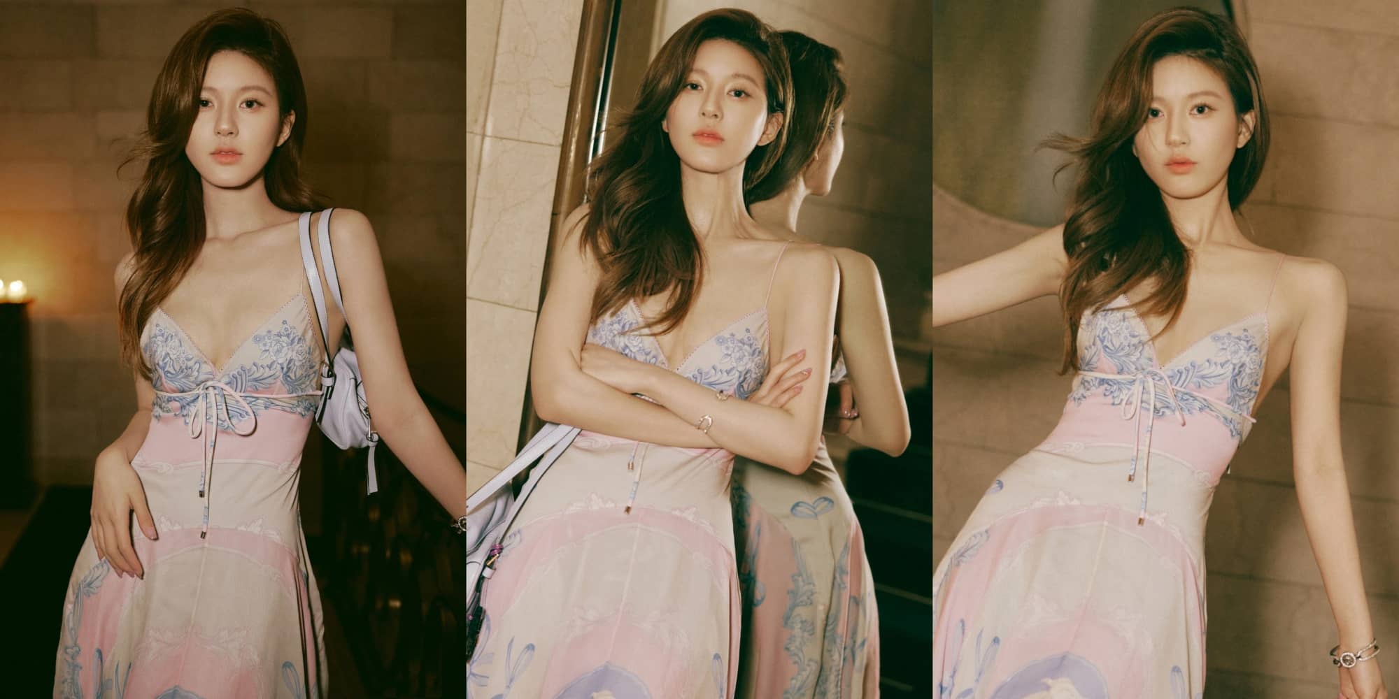 赵露思范思哲新look，好鲜活，好清新