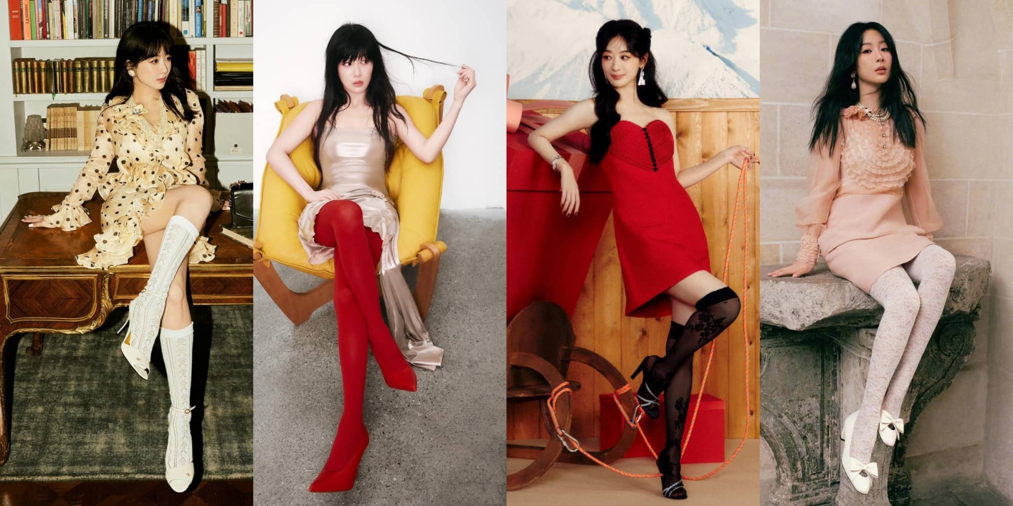 杨紫丝袜妆造精选