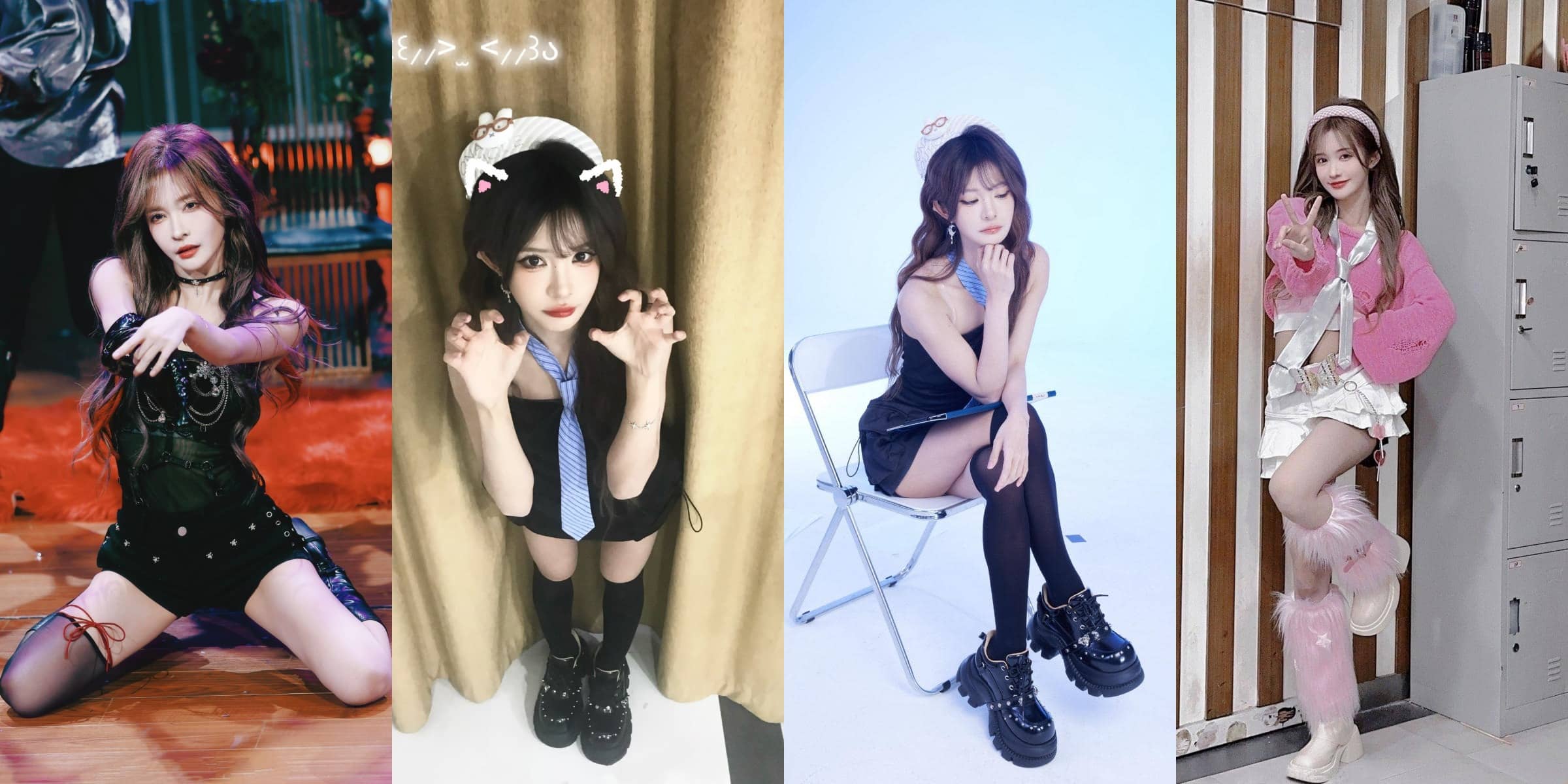 杨冰怡，好看的丝袜穿搭精选