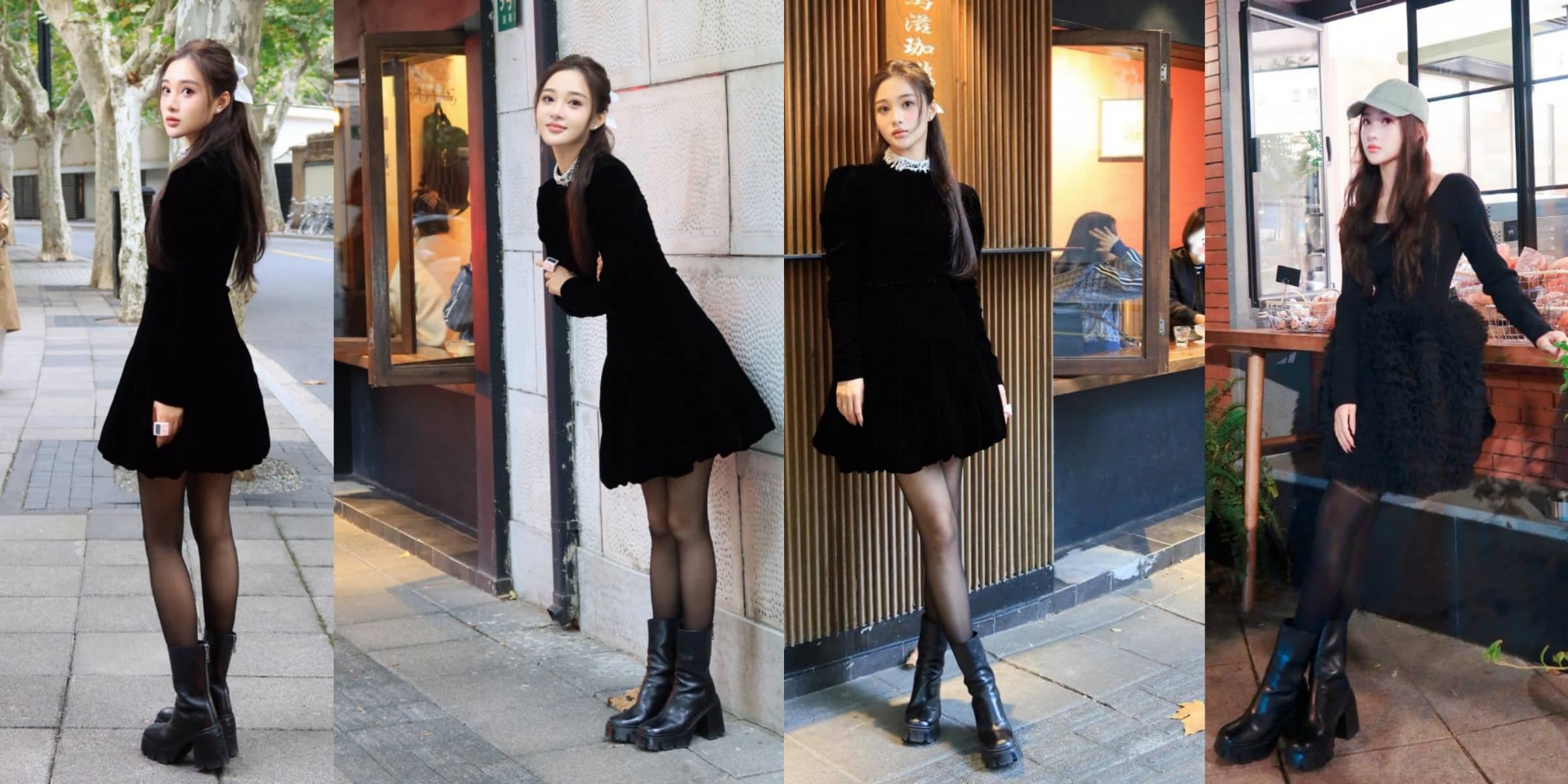 孙嘉璐，好看的丝袜穿搭精选