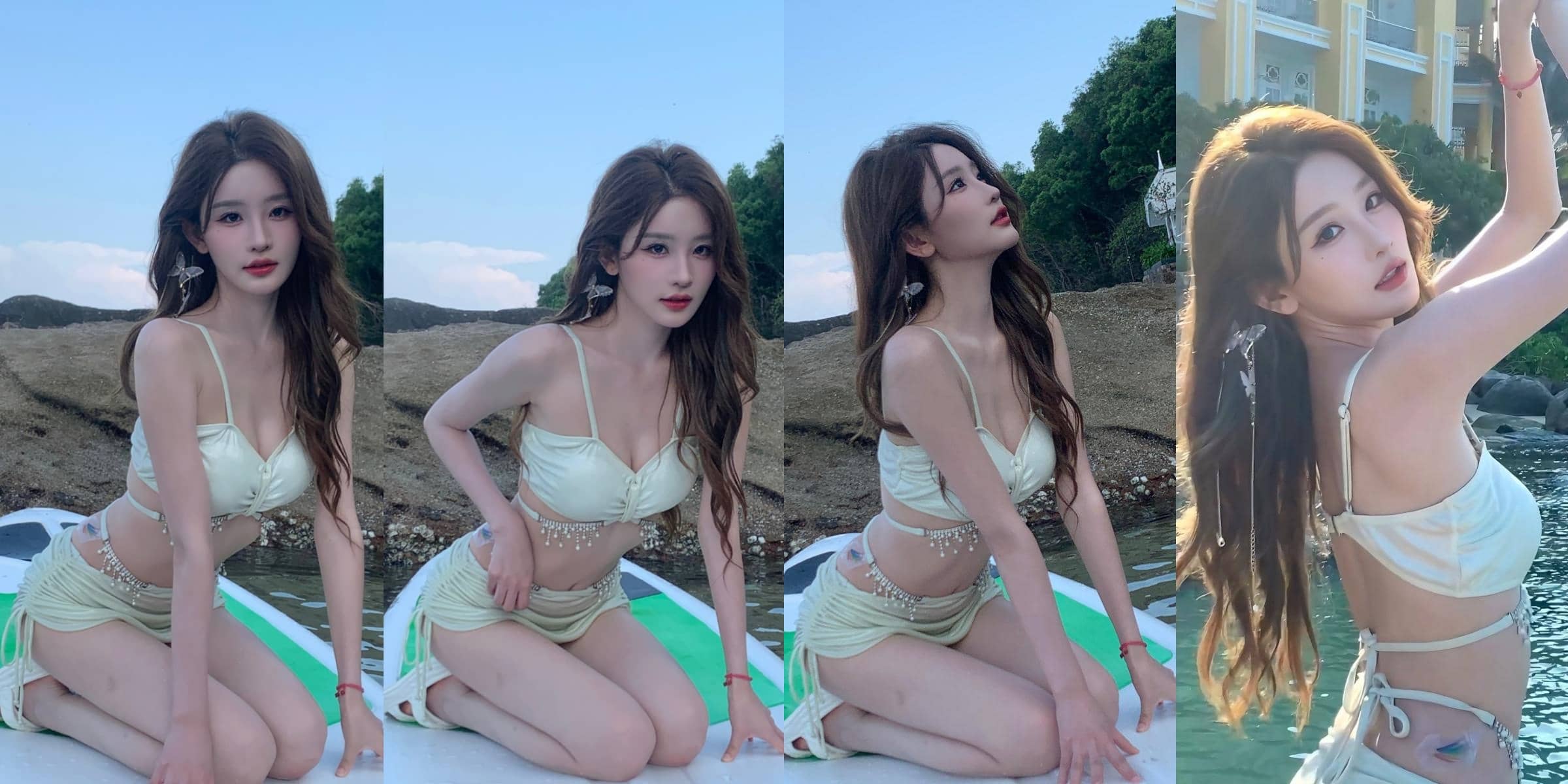 周诗雨泳装营业照