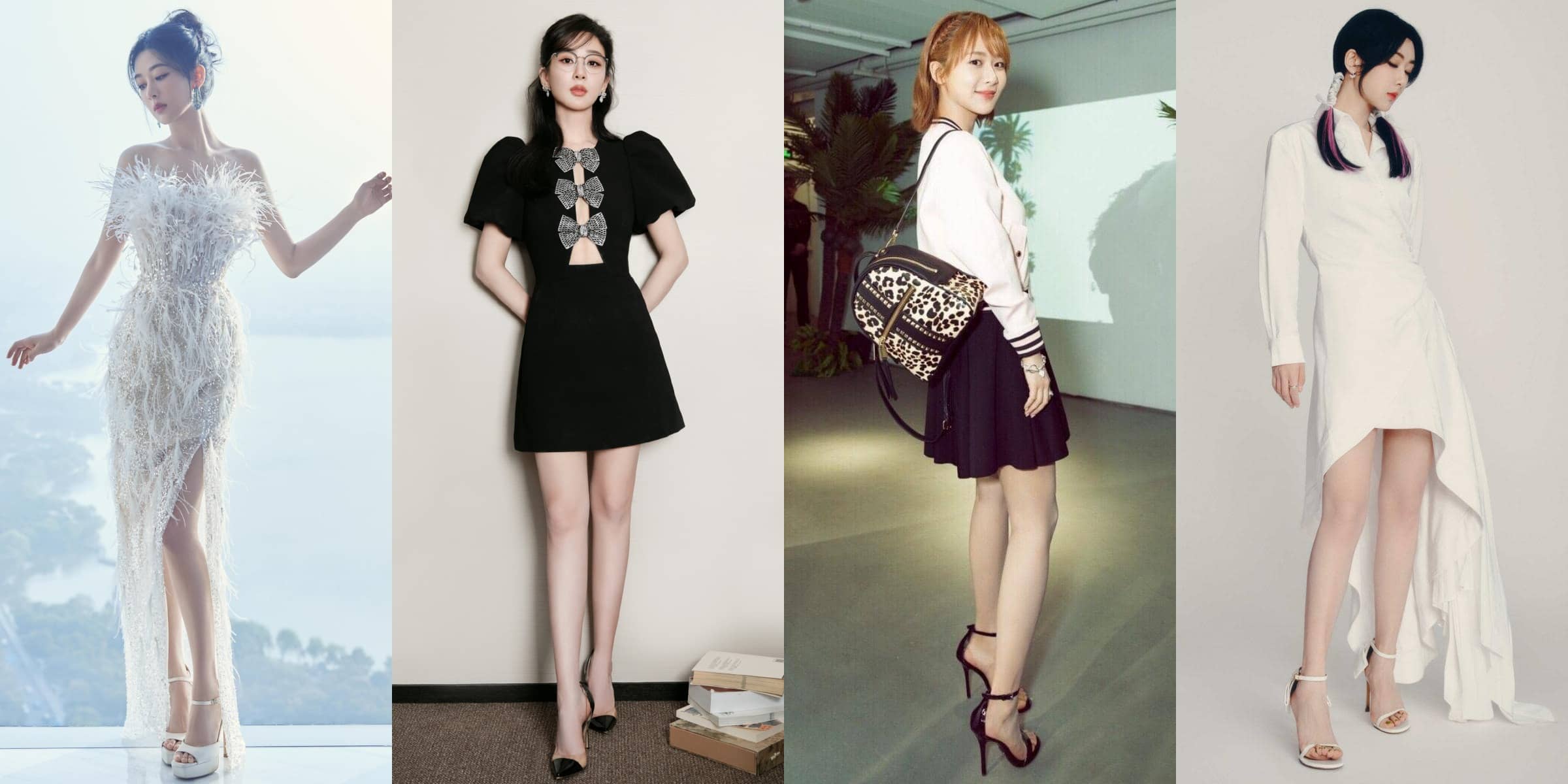 杨紫高跟妆造，百变穿搭越来越美了