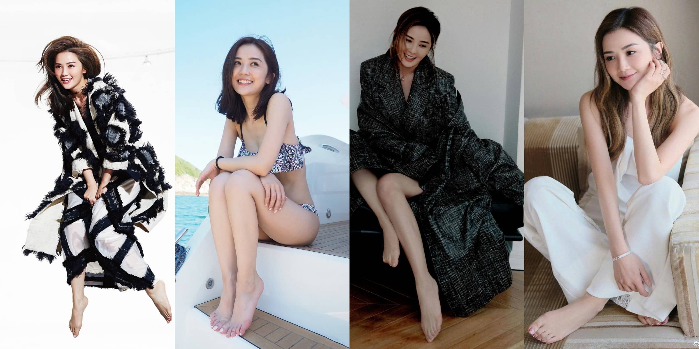 蔡卓妍，光脚丫美图集