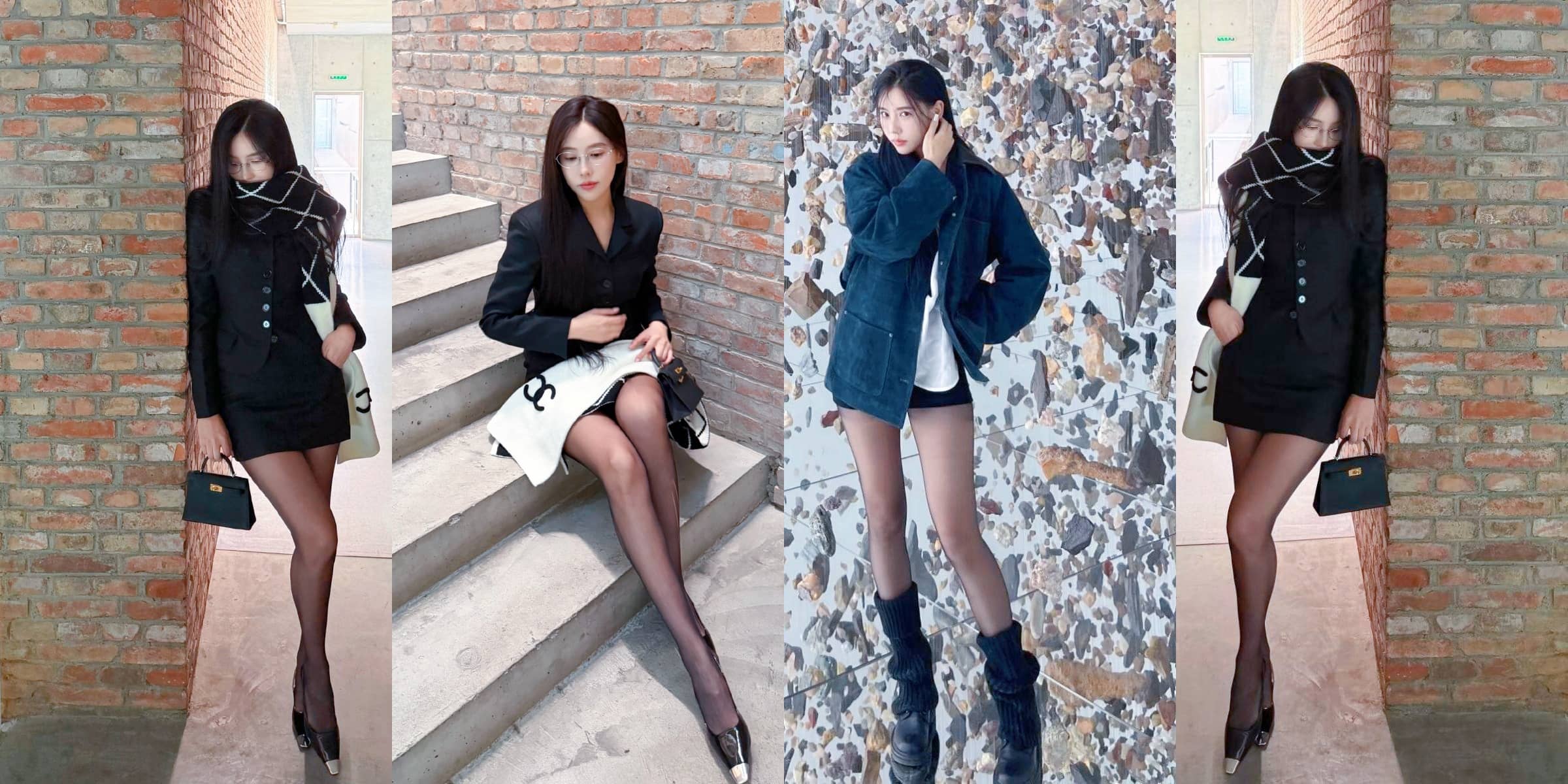 施予斐，好看的丝袜穿搭精选