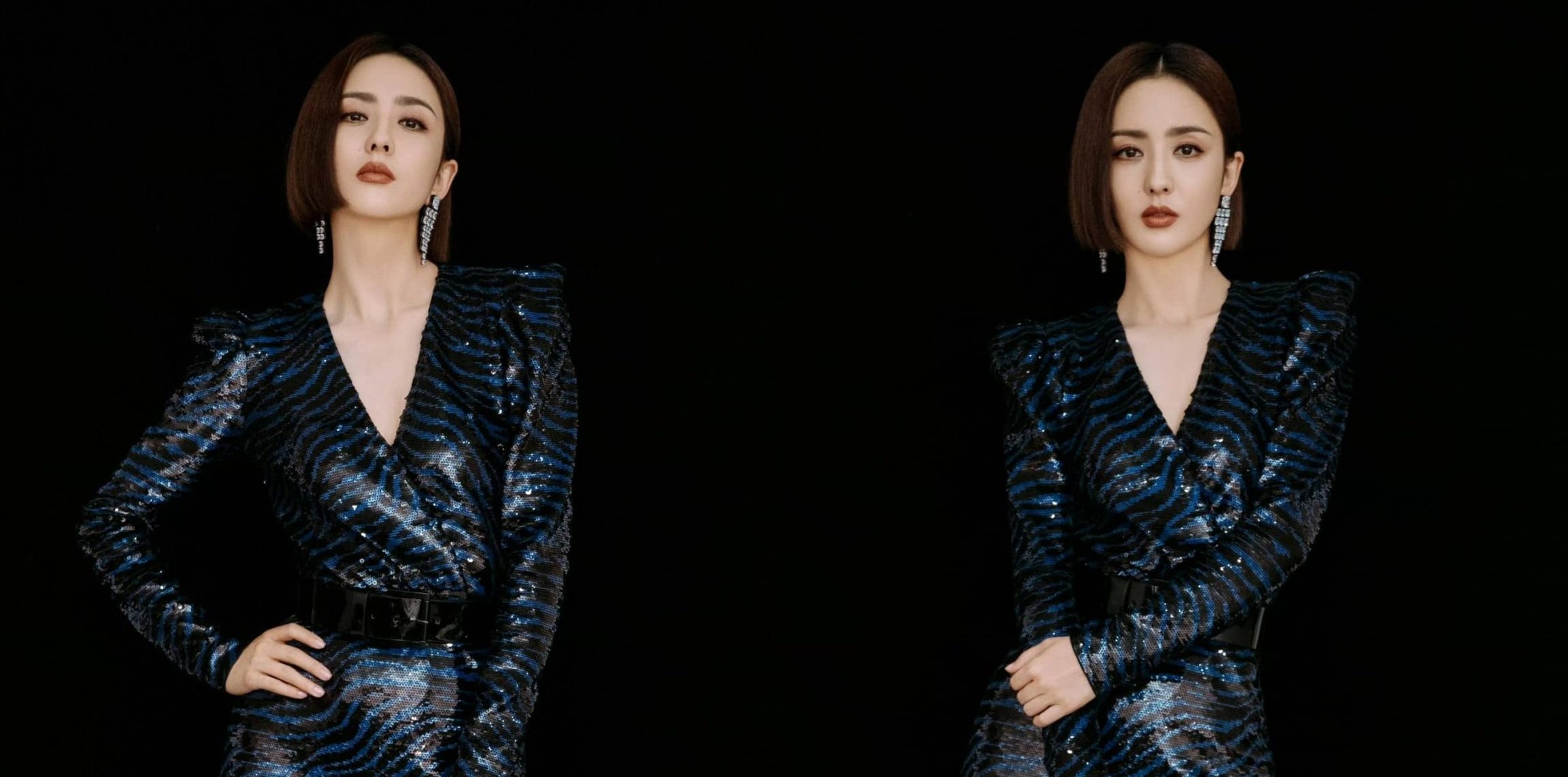 佟丽娅穿搭手机壁纸：裙装穿搭魅力大长腿