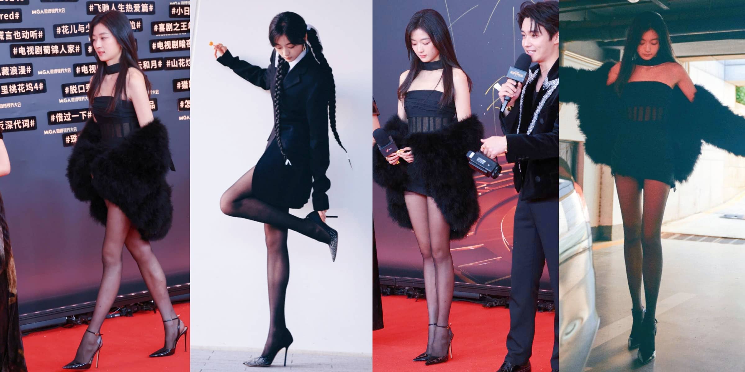 孙千丝袜妆造大长腿精选