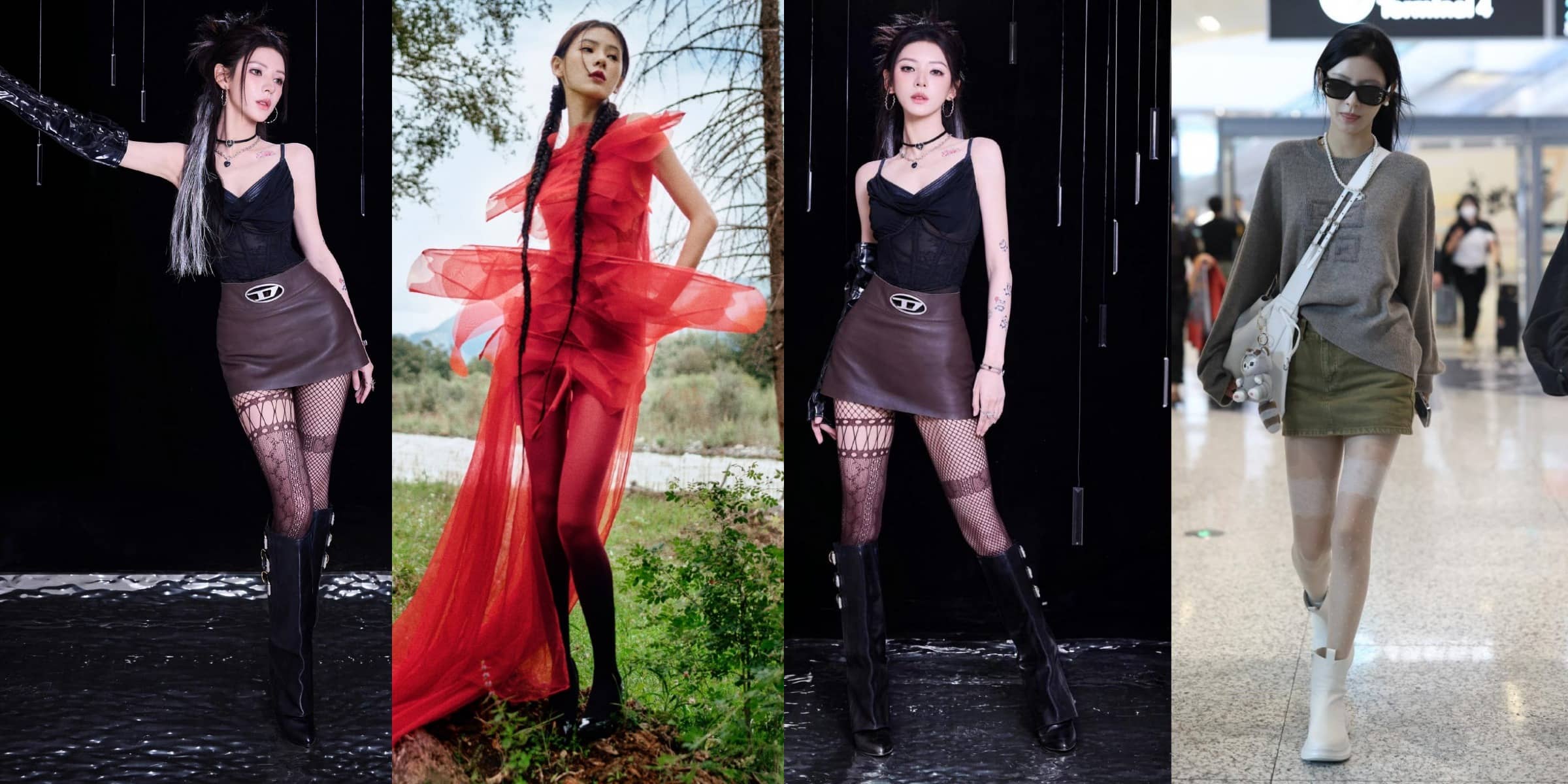 张予曦丝袜妆造大长腿精选图集