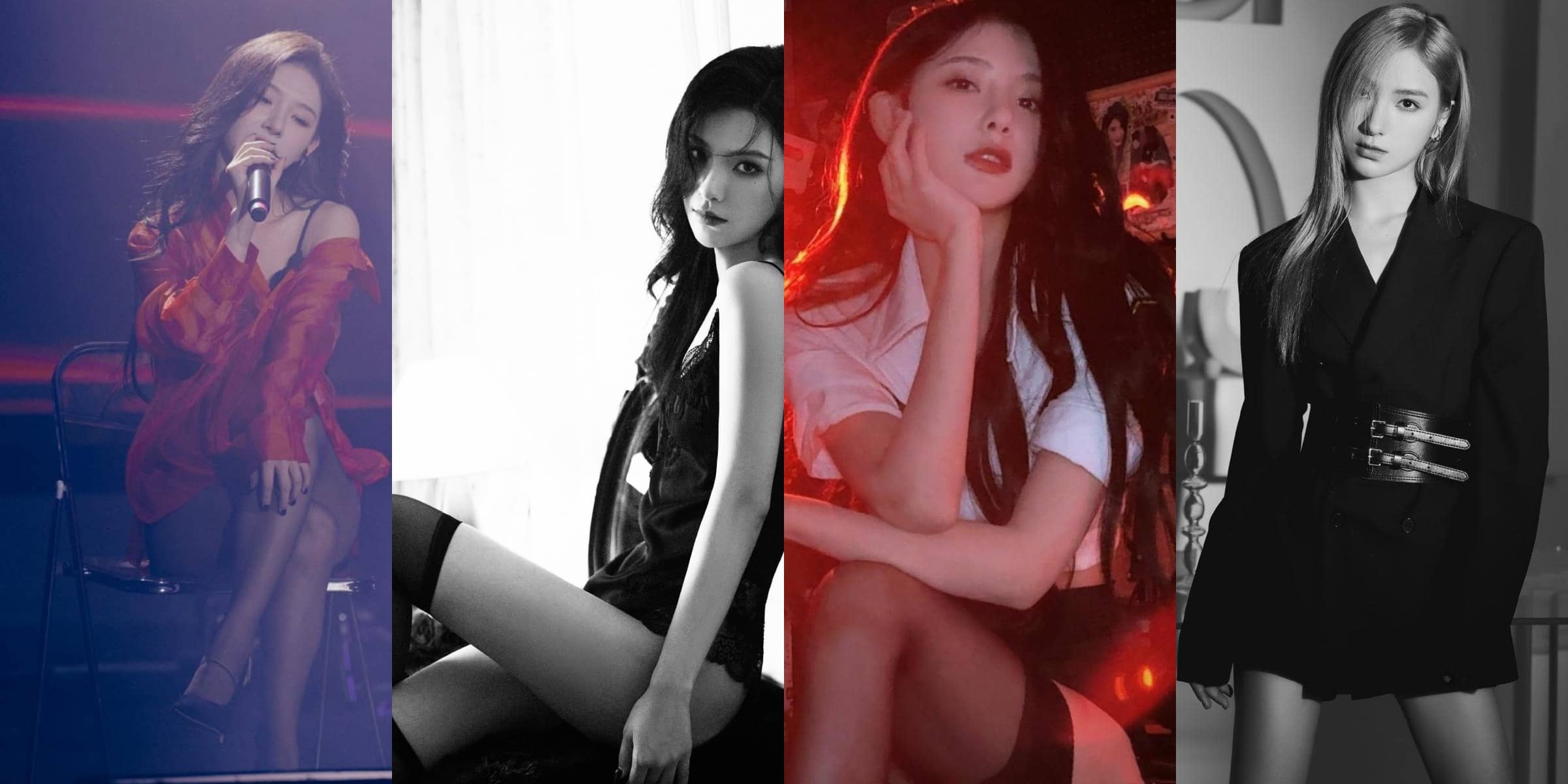 唐莉佳，丝袜穿搭精选