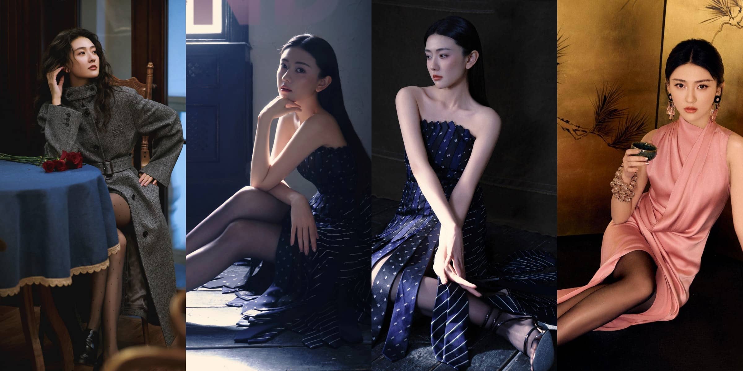 梁洁丝袜穿搭写真