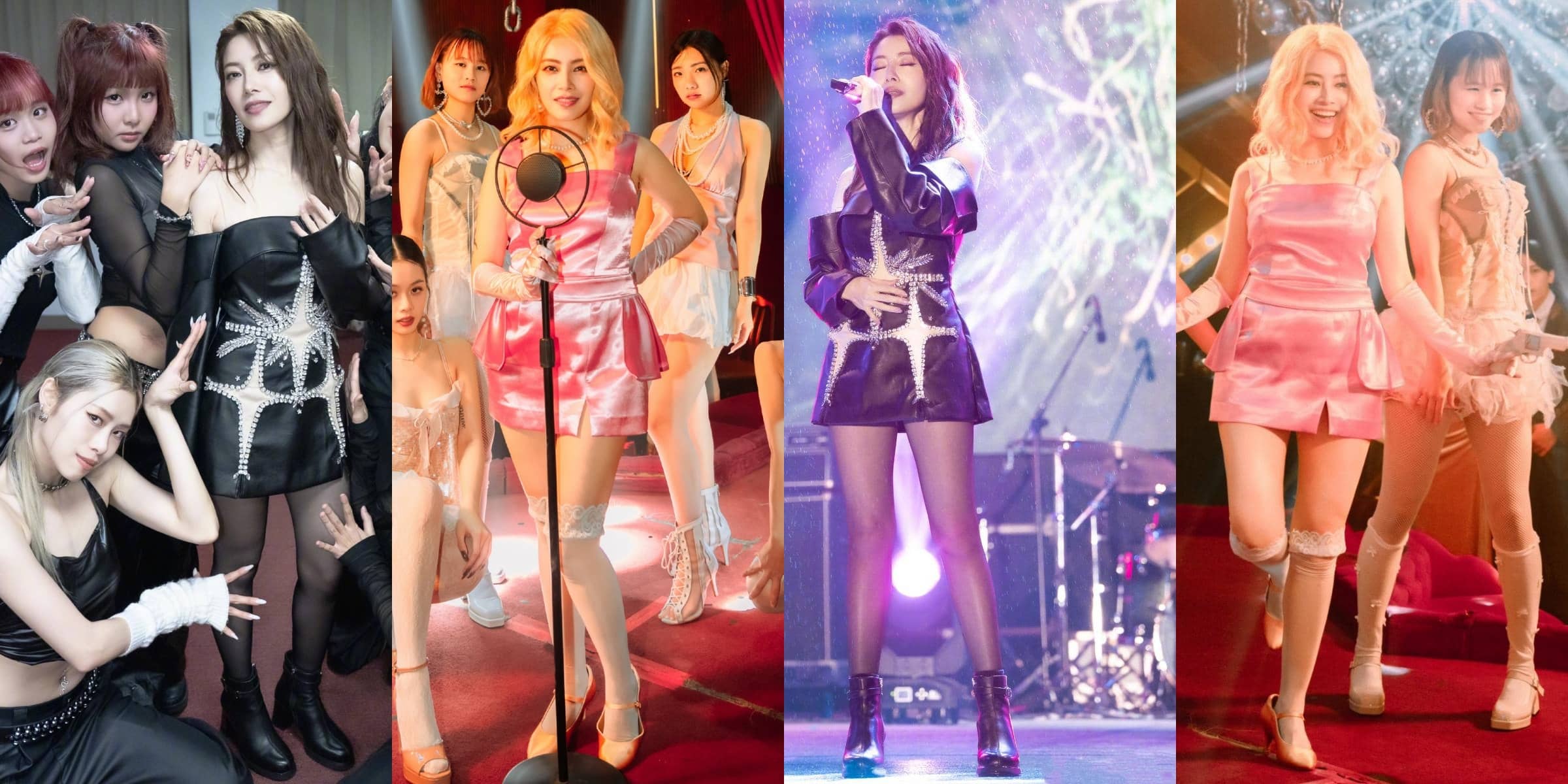 徐怀钰，好看的裙装丝袜穿搭