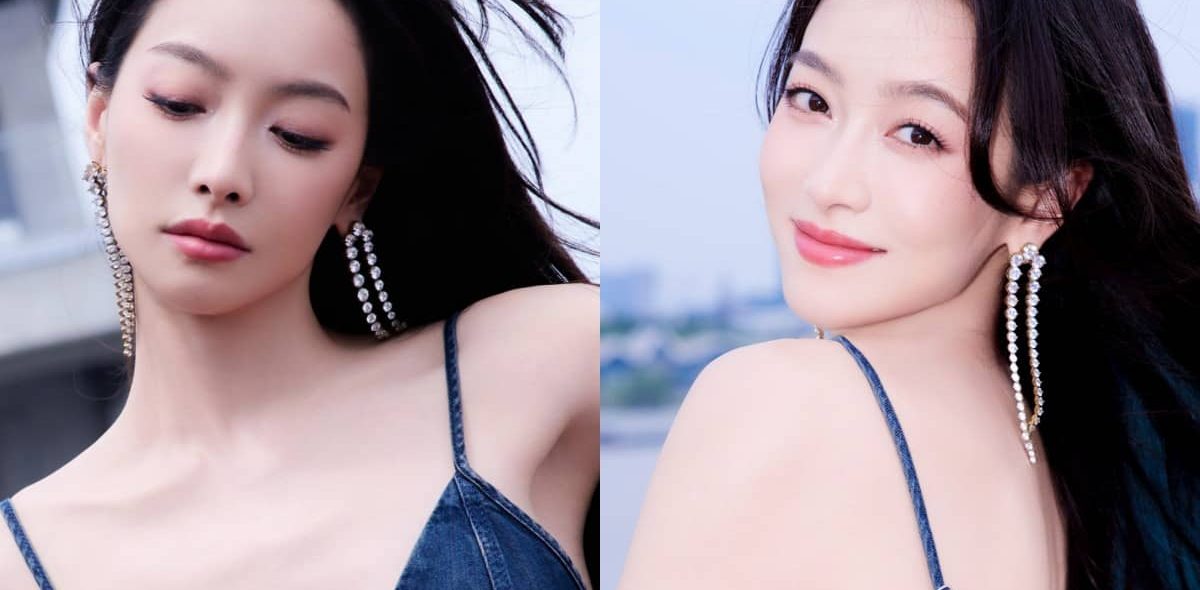 宋茜今日穿搭壁纸：牛仔率性风，酷美怡人