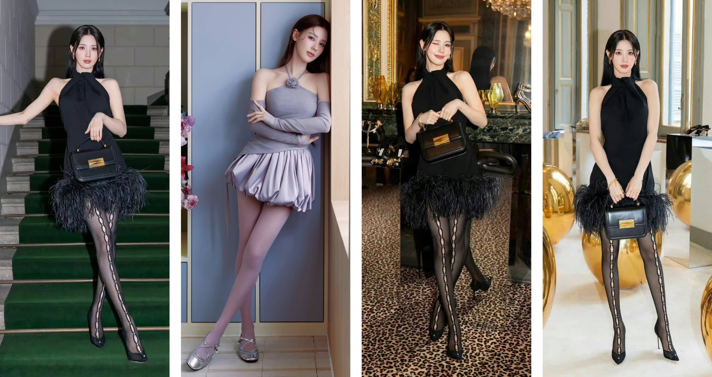 赵美延壁纸，精致欧尼丝袜妆造精选