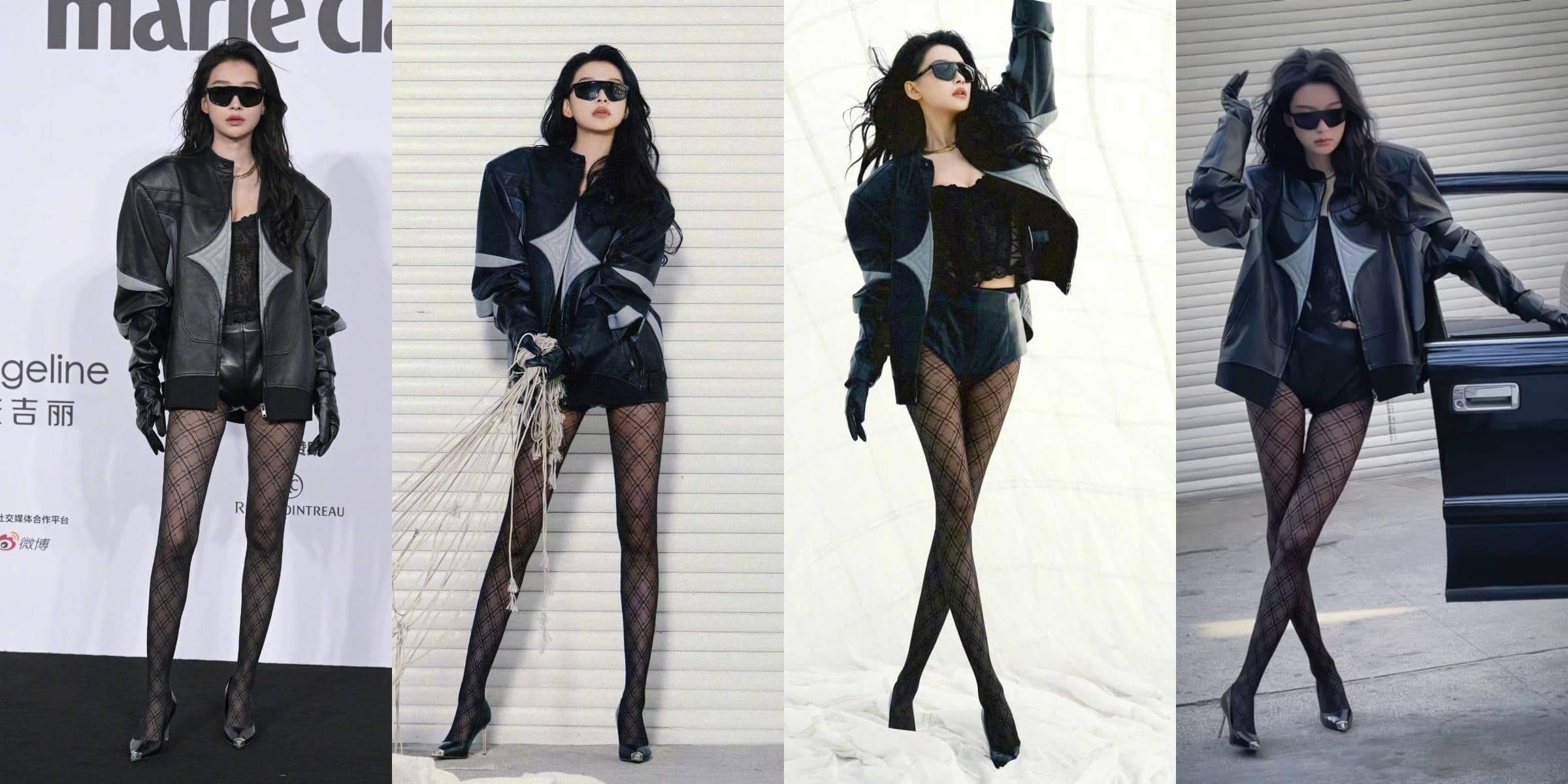 孙怡，嘉人红毯丝袜美腿妆造美图集