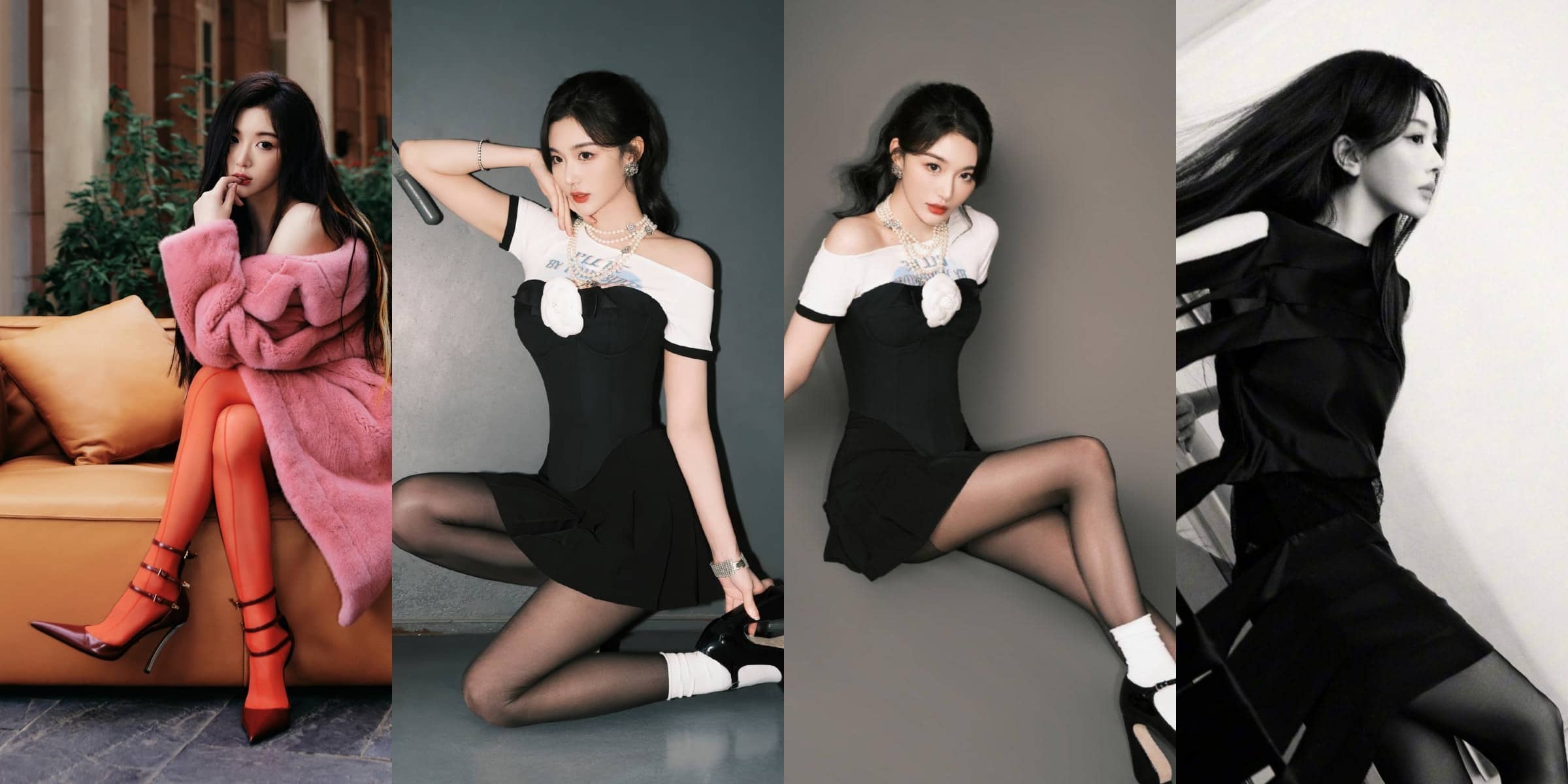 孔雪儿好看的丝袜穿搭精选