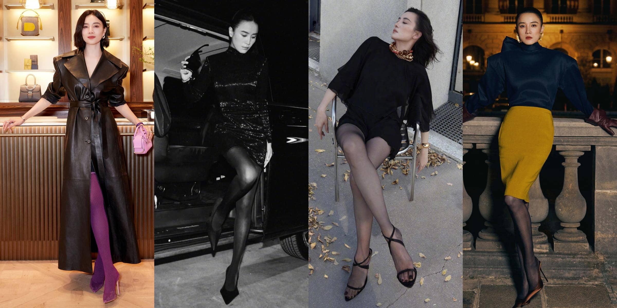 宋佳，丝袜妆造壁纸(34图)