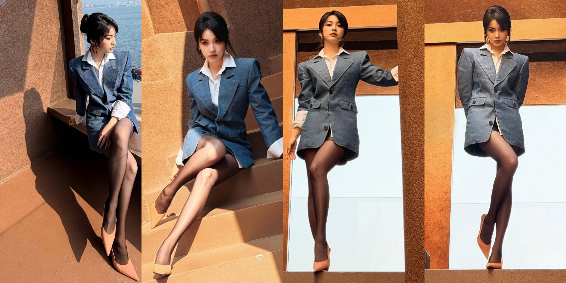 林博洋，好看的丝袜穿搭图集