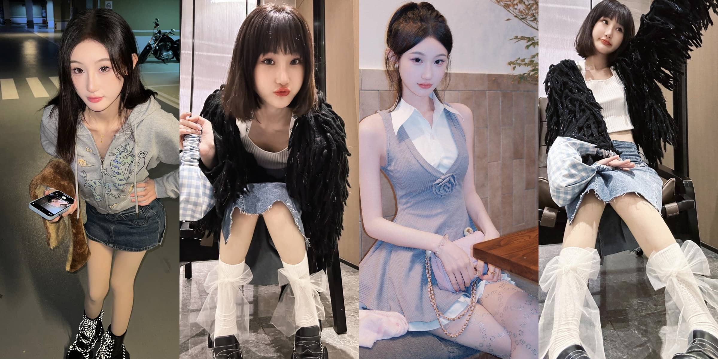 陈雪凝，好看的丝袜穿搭精选