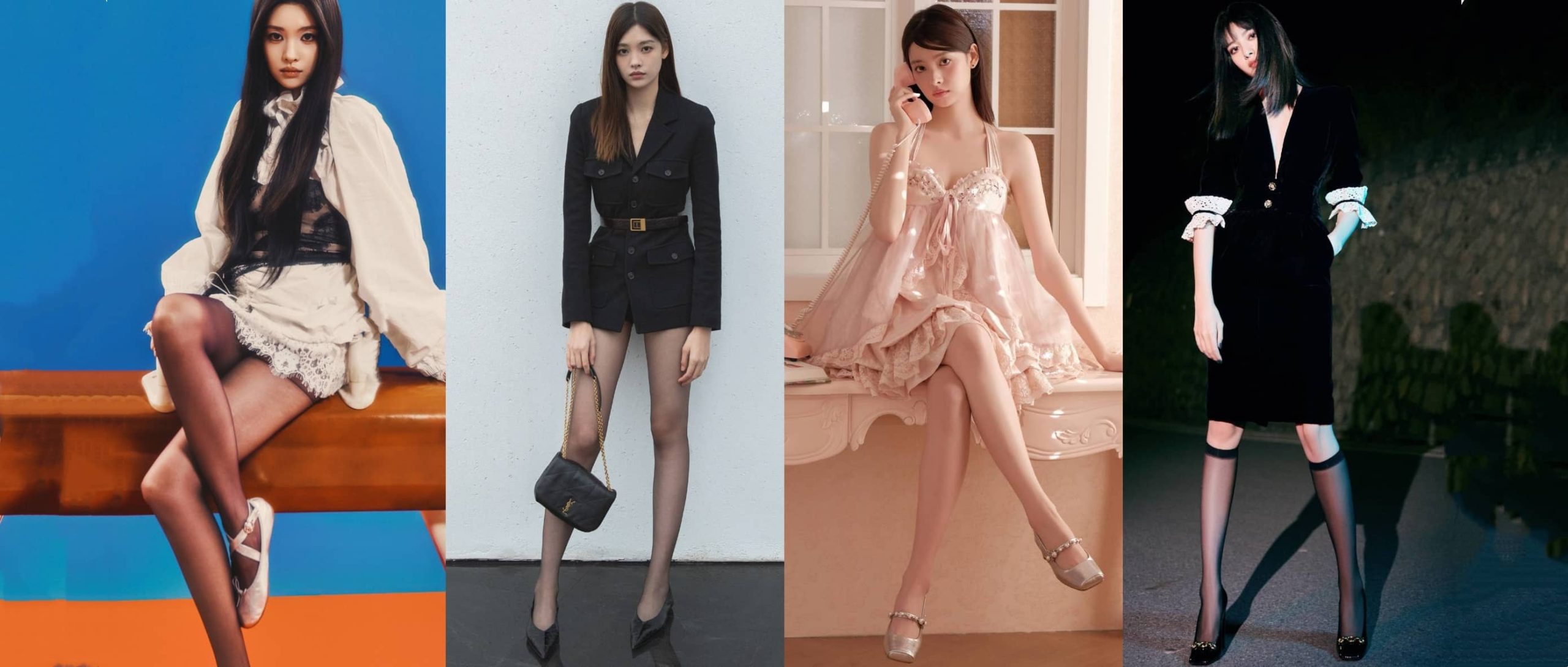 张艺上百变丝袜美腿造型美图集