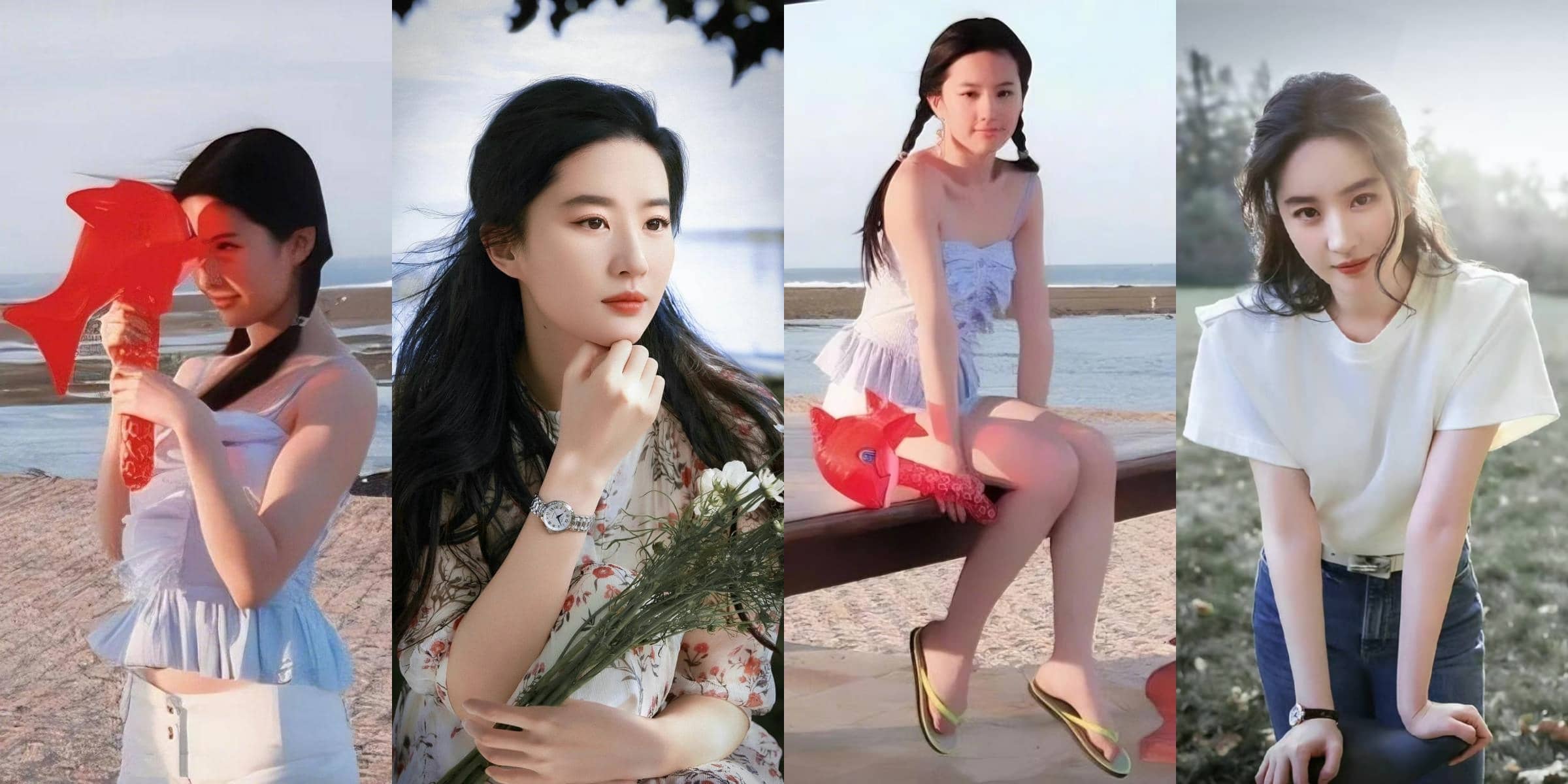 刘亦菲十八岁少女模样