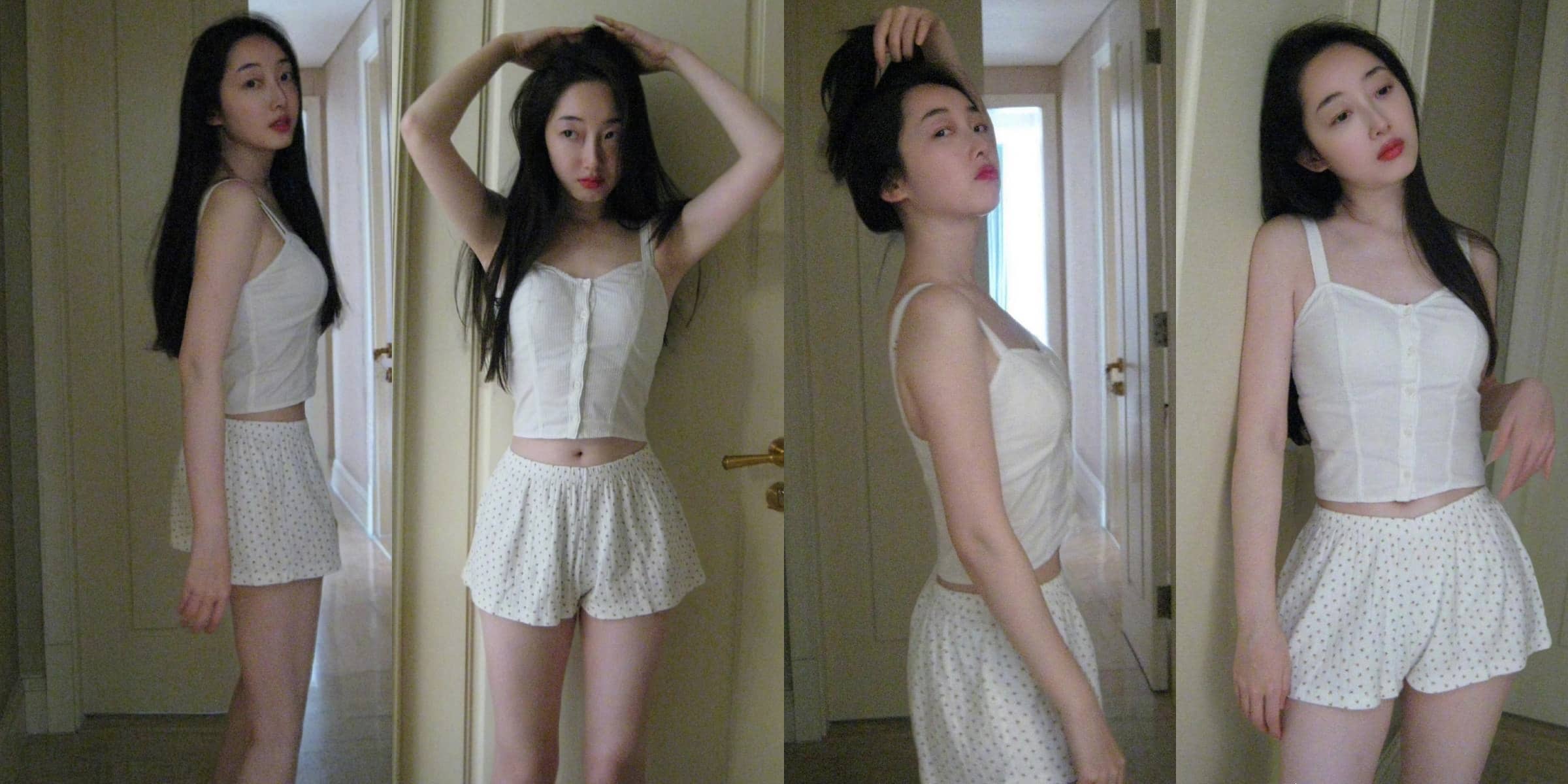 蒋梦婕，居家休闲随拍真的好美