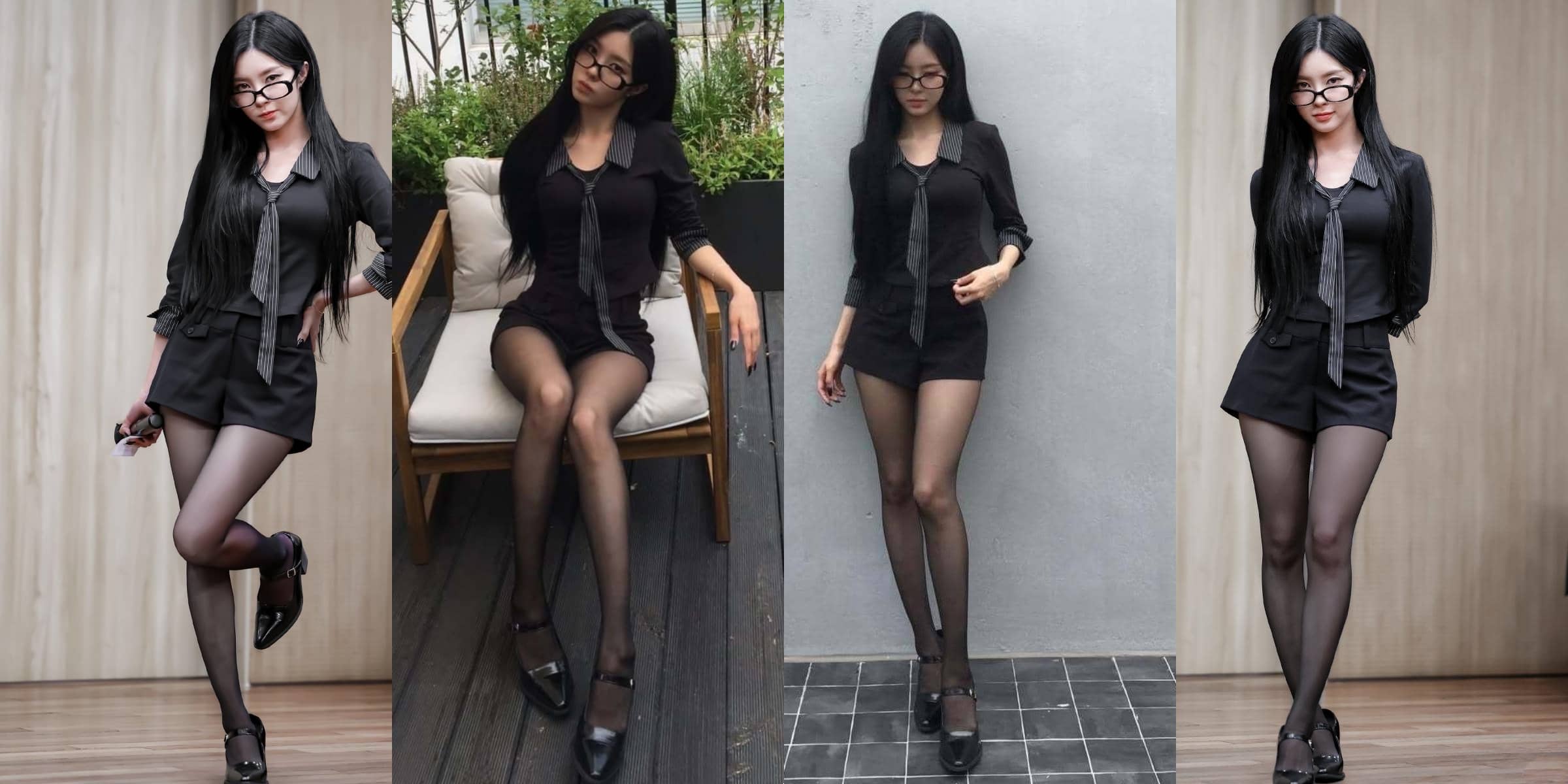 金多娟｜丝袜穿搭精选