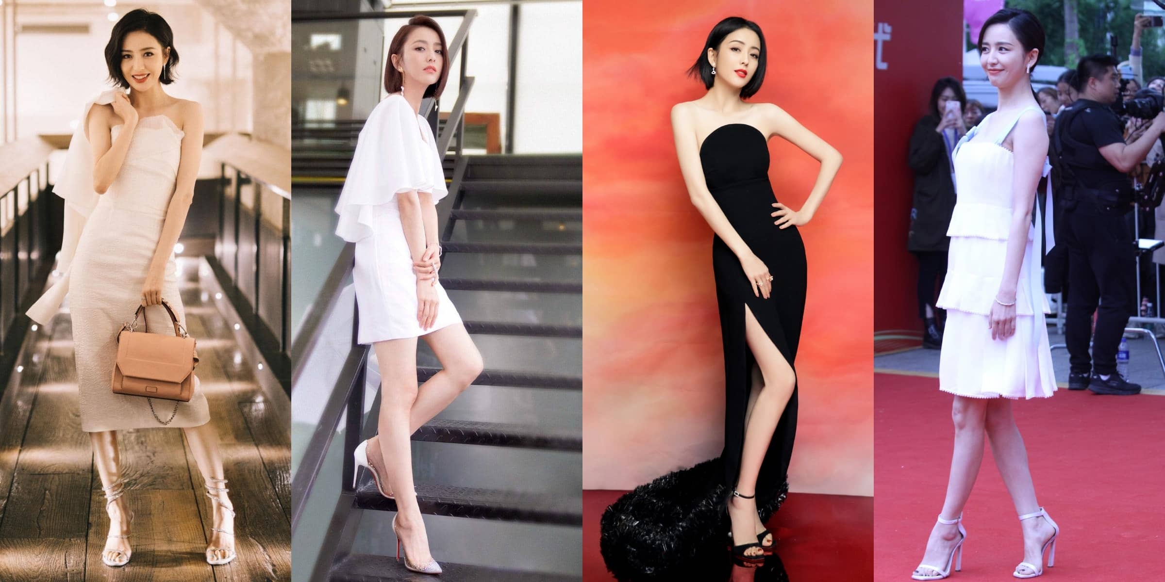 佟丽娅，好看的裙装高跟大长腿图集